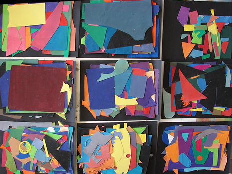 Material collage