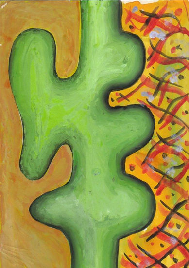 TOTEM VIII,1983 Gouache Cartulina Otros