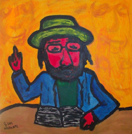 Rabino dando sermon...