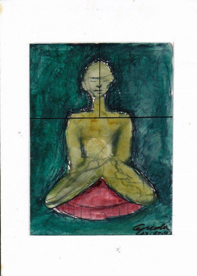 ZEN,1992 Media Mixta Papel Figura