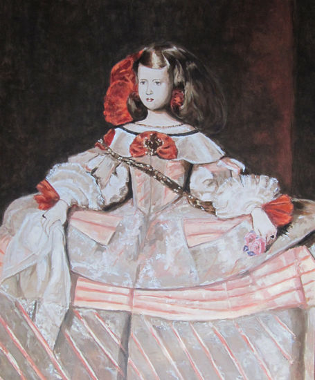 Homenaje a Velazquez - Otra menina Oil Canvas Figure Painting