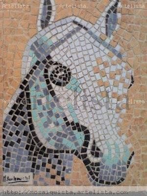 caballo, mosaicos 