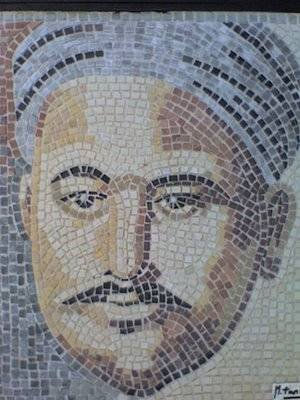 (retrato )   mohamed abdel karim alkhattab, mosaicosi 