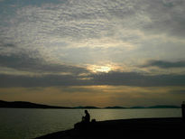 Fishing in the sea