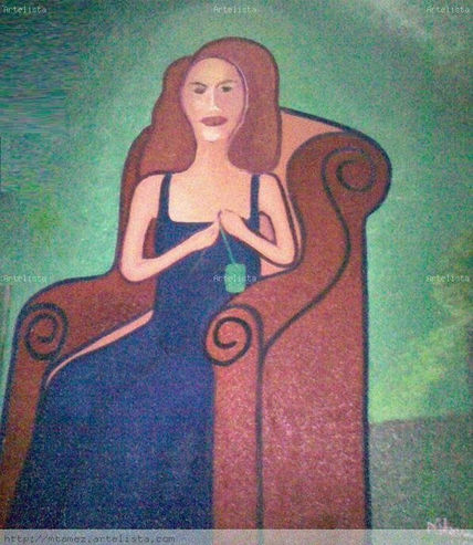 Mujer Tejiendo