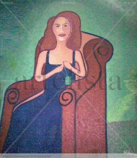 Mujer Tejiendo