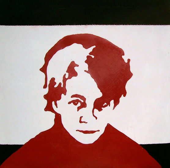 ALEJANDRA PIZARNIK Media Mixta Tabla Retrato