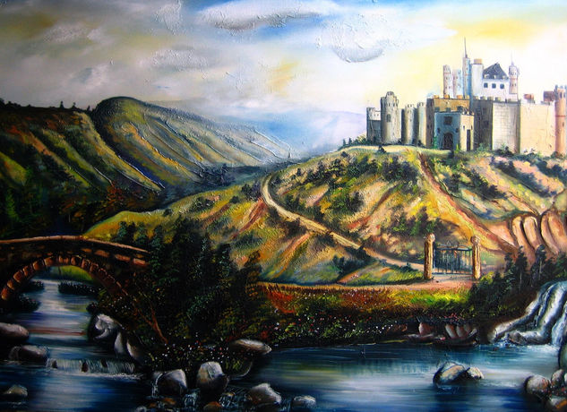 castillo jarry Oil Canvas Landscaping