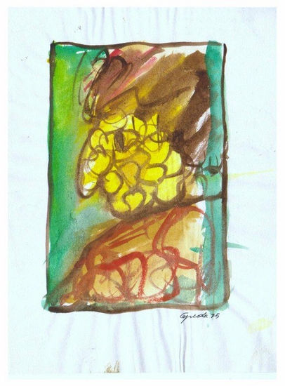 511.FIGURACIÓN,1975 Watercolour Paper Figure Painting