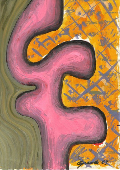 TOTEM X,1983 Gouache Paper Others