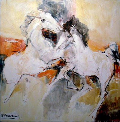 romance oleo acrilico de 100x100 