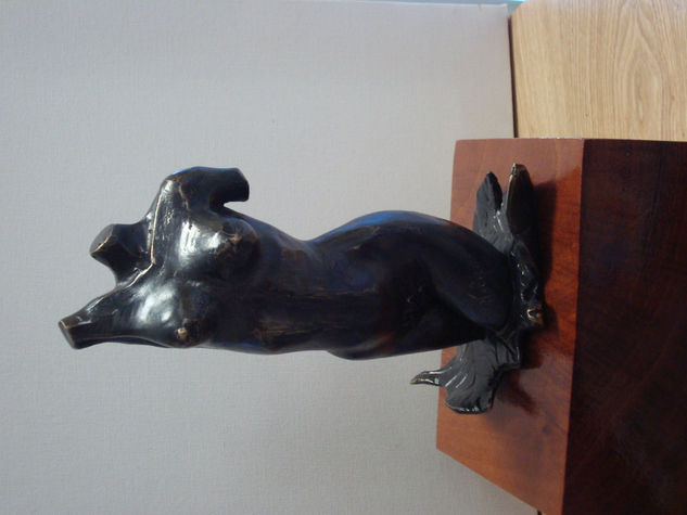 la hoja de eva Bronze Figurative