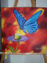 MARIPOSA CONTRA EL MOVIMIENTO