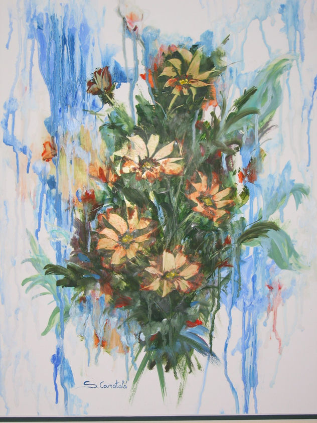 Flores en el aire