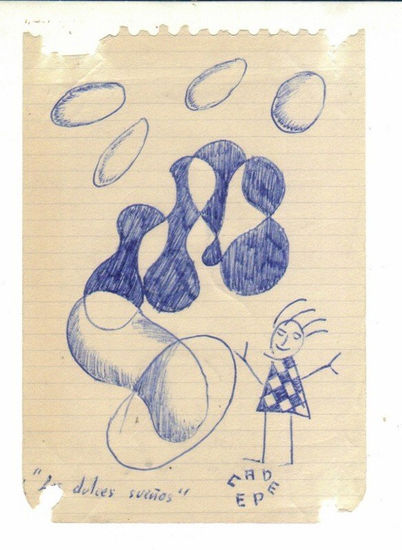 LOS DULCES SUEÑOS,1970 Ink