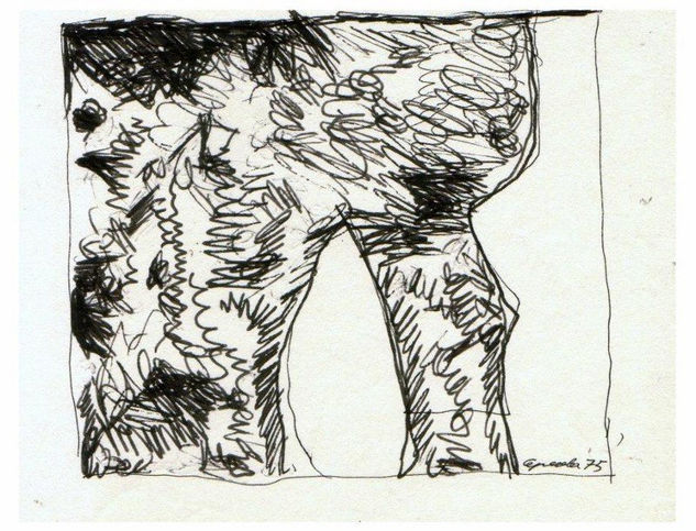 ABSTRACCIÓN V,1975 Ink