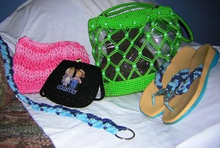 trabajos en crochet-macrame