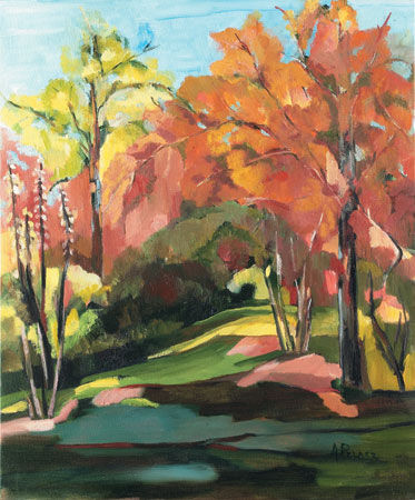 OTOÑO EN ARANJUEZ Oil Canvas