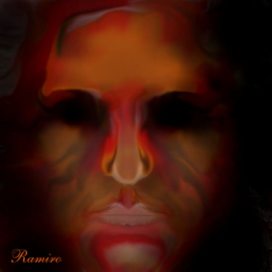 rostro en la penumbra 