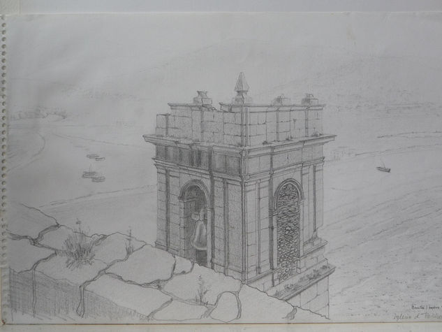 Campanario Péñíscola Pencil