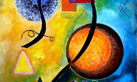 pintura geométrica abstracta