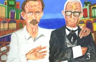 Jose Marti: Maestros para todos los tiempos Pastel Papel Retrato