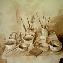 La mesa del pintor II