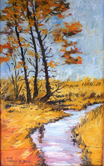 El arbol Oil Canvas Landscaping