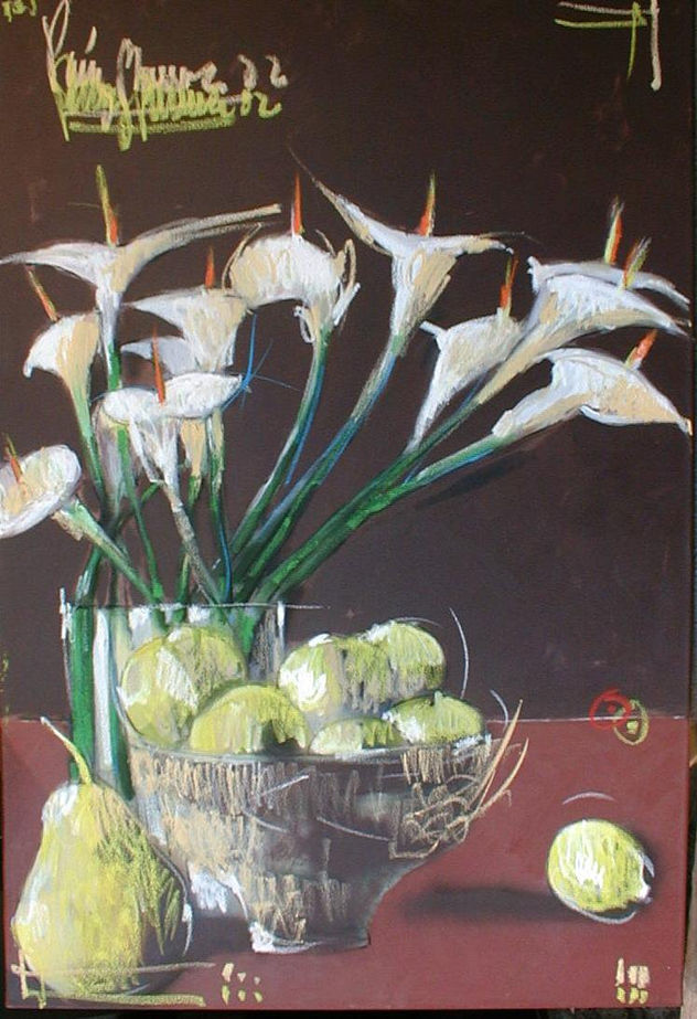 Serie de las naturalezas muertas (obra decorativa) Calas I