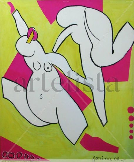 DesparejA Acrylic Canvas Figure Painting