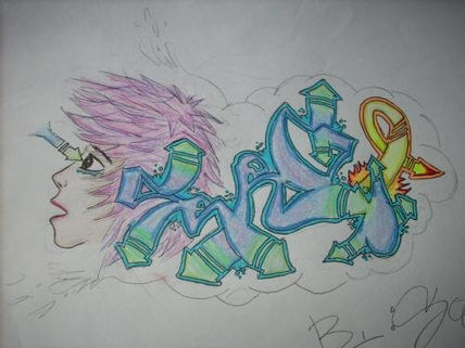 Grafiti con flechas