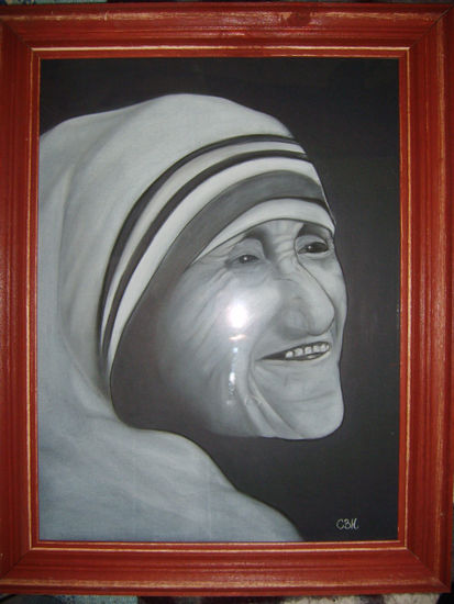 Madre Teresa de Calcuta Charcoal