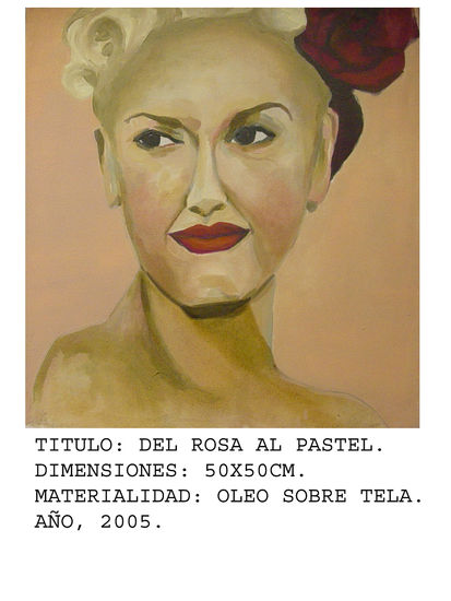 DEL ROSA AL PASTEL Oil Canvas