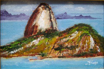 Pan de Azucar Oil Canvas Landscaping