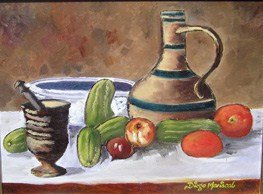 Bodegón Gazpacho Oil Canvas Landscaping