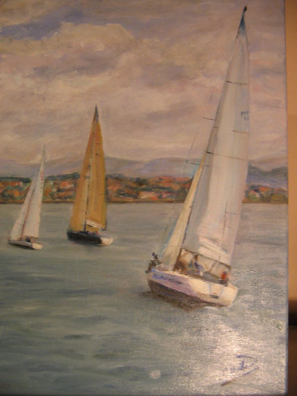 Veleros en la bahía