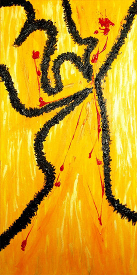 El circo de la vida Acrylic Canvas Figure Painting