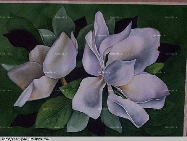 Magnolias Watercolour Paper