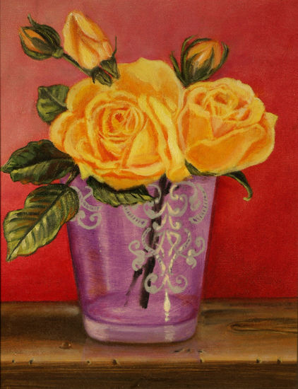 Vaso con rosa 