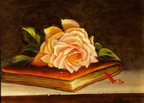 Libro con rosa