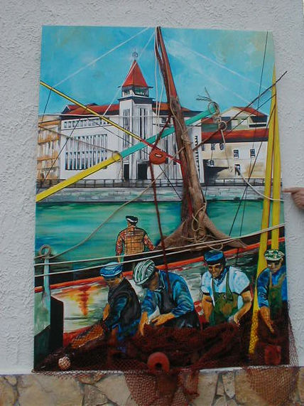 Pescadores na doca...