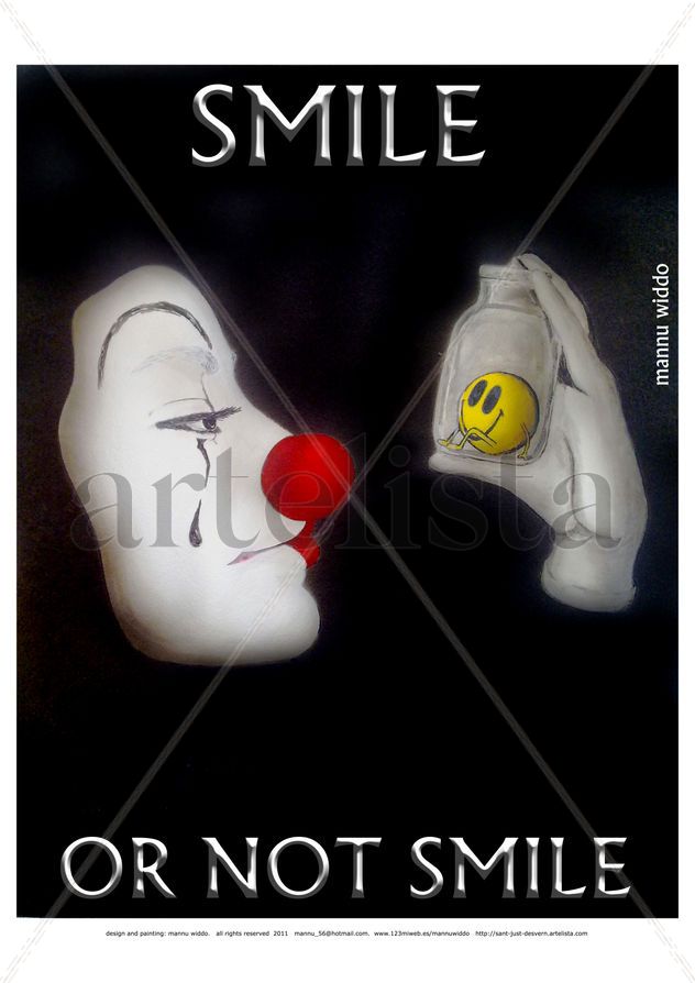SMILE OR NOT SMILE  (PÓSTER)