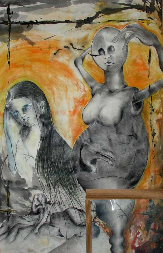 Detalle enmarcado de una obra que fue partícipe de un sueño que no tuve