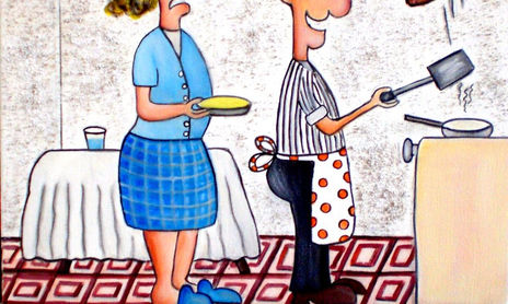 DIBUJOS Y PINTURAS HECHAS CON HUMOR Y AMOR