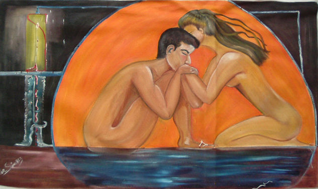 LA QUÍMICA DEL AMOR Oil Canvas