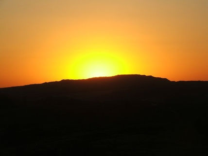 Puesta del Sol en...