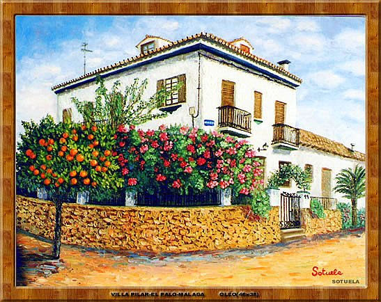 El Palo Málaga Oil Canvas Landscaping