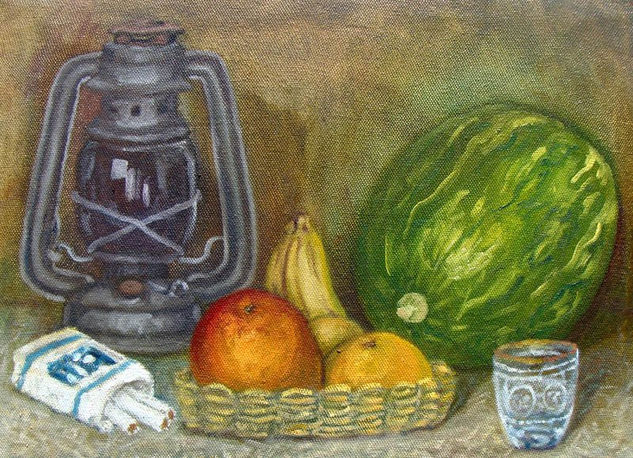 bodegon nocturno Oil Canvas Still Life Paintings