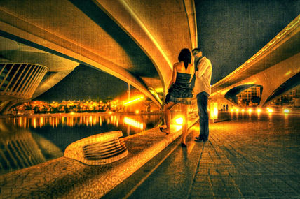 Pareja en la Ciudad