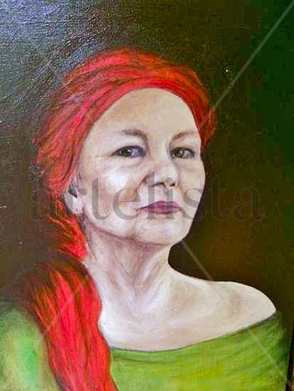 Laurita Oil Canvas Portrait